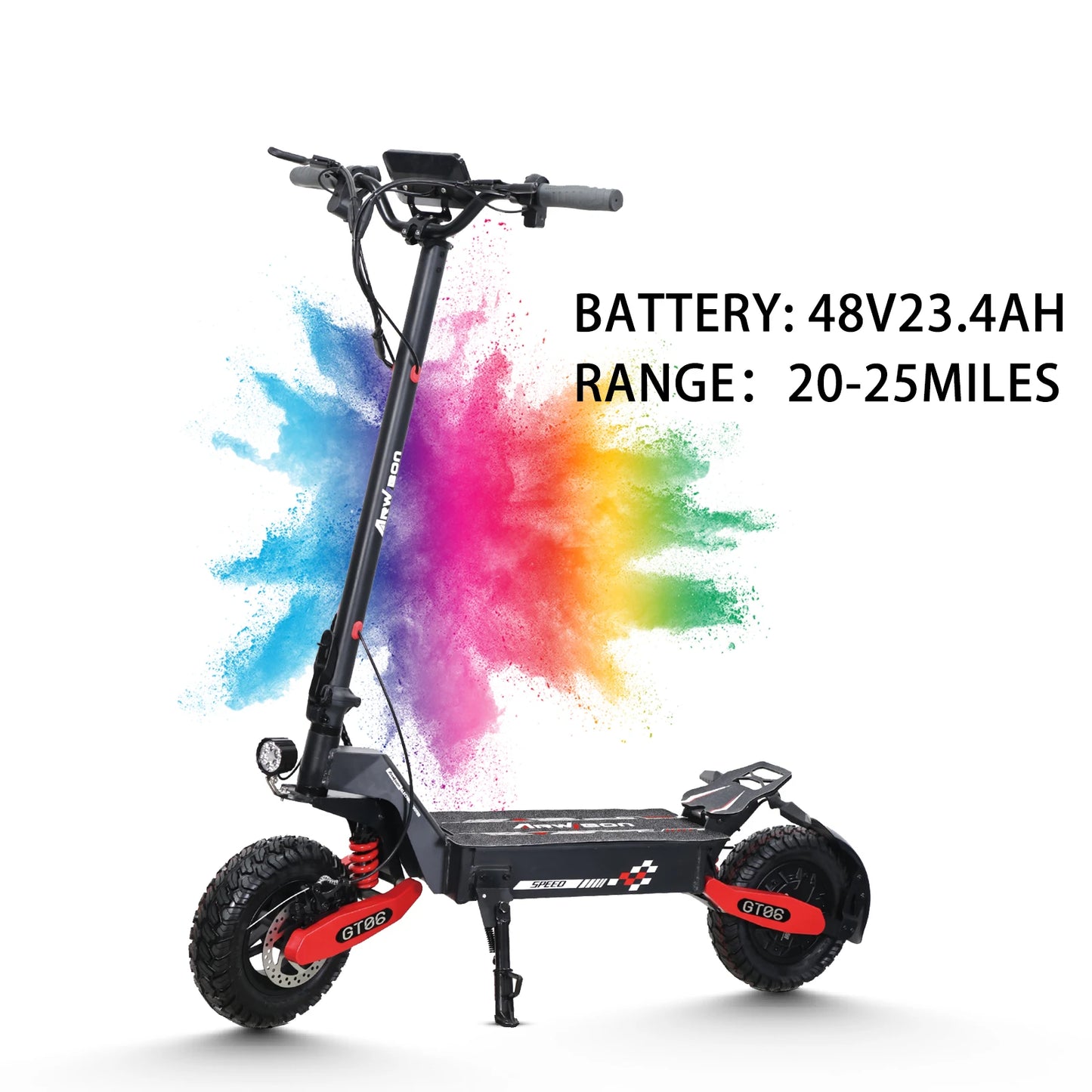 Arwibon GT06 1200W Foldable E Scooter for Adults 25 MPH