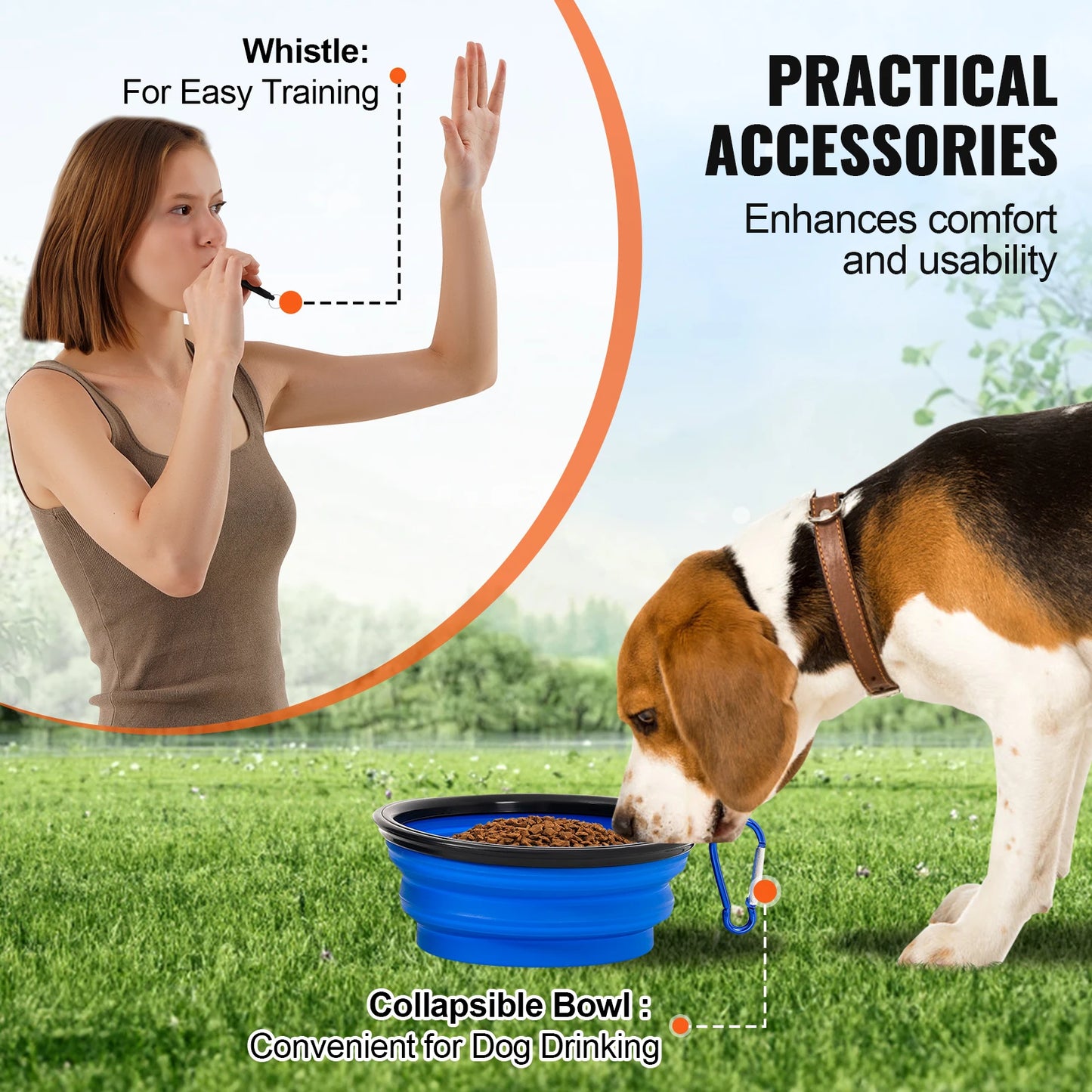 SucceBuy Dog Agility Training Equipment 4 Piece Set With Hurdles