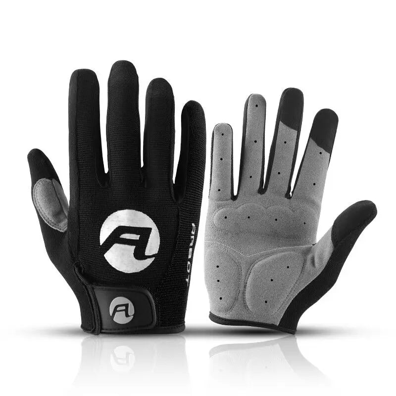 Cycling Gloves Full Finger MTB Padded Anti Slip Touchscreen Grips
