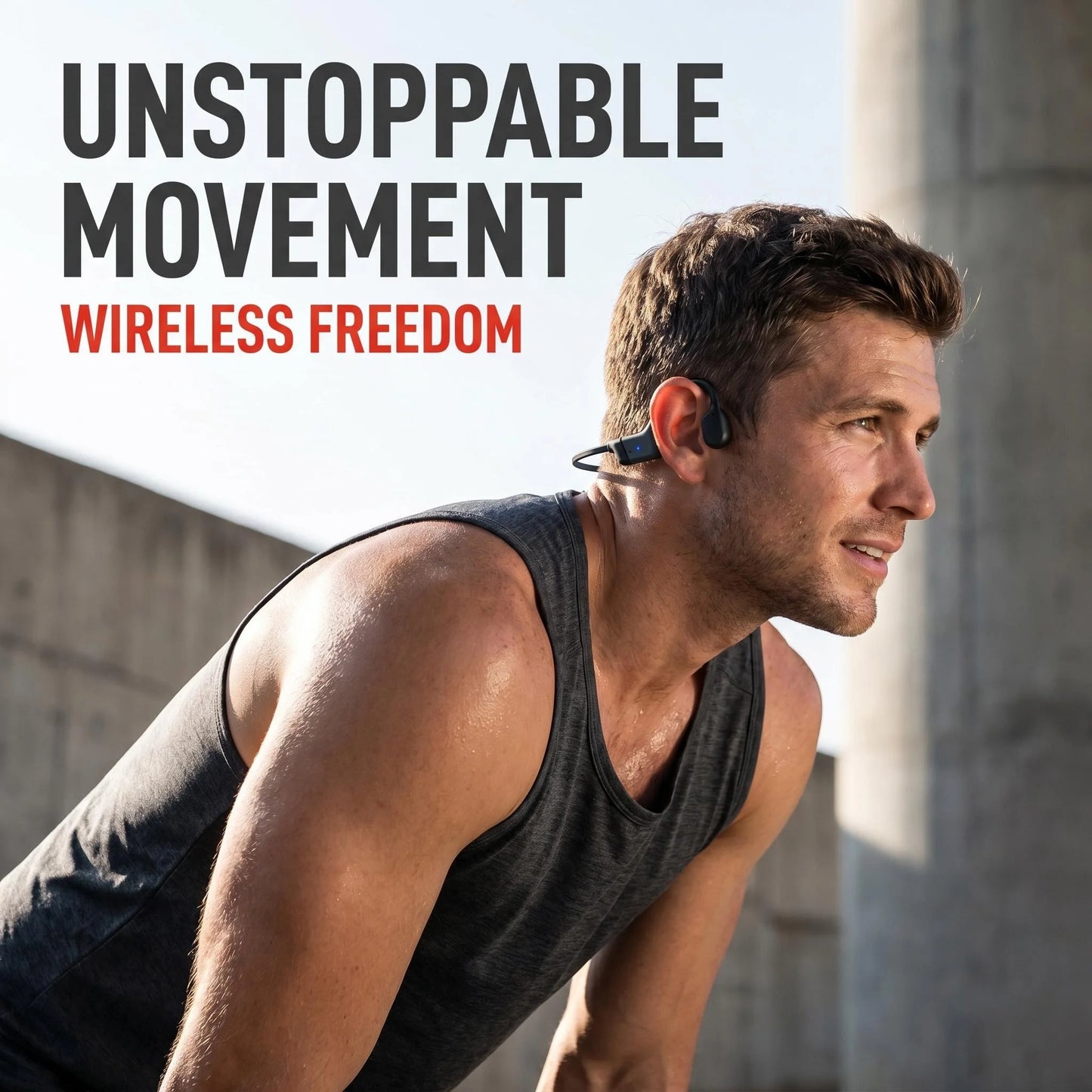 Open Ear Bone Conduction Headphones Bluetooth 5 3 For Running