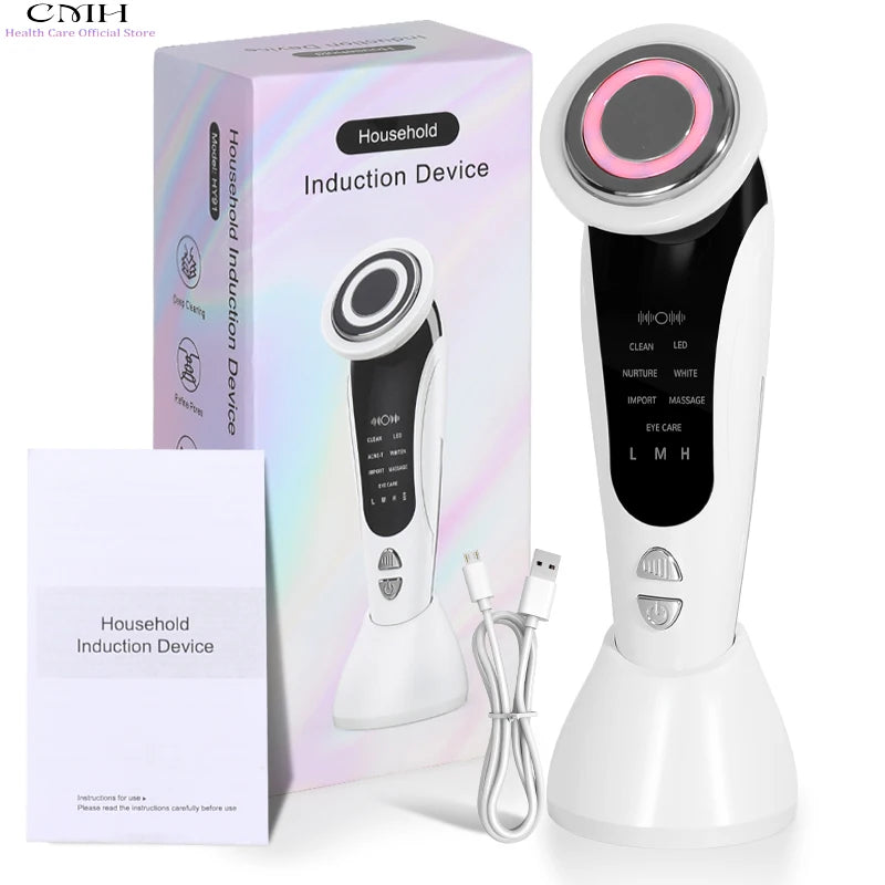 CMH 7 In 1 Facial Massager LED Light Therapy Device