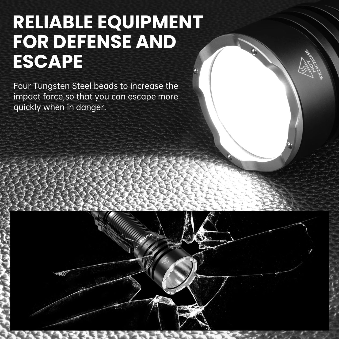 Wurkkos TS23 Ultra-Bright EDC Flashlight XHP70.3 HI 21700