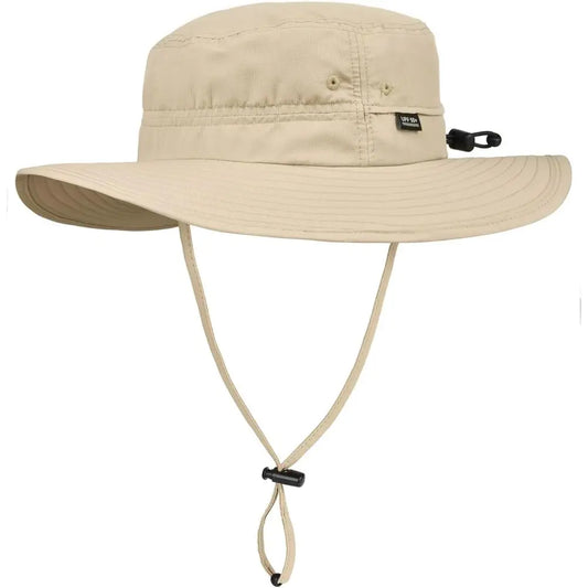 Packable UV Protective Straw Bucket Hat for Men and Women