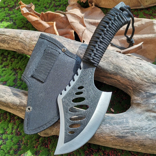 Doom Blade Stainless Steel Survival Hunting Tomahawk With Paracord Handle