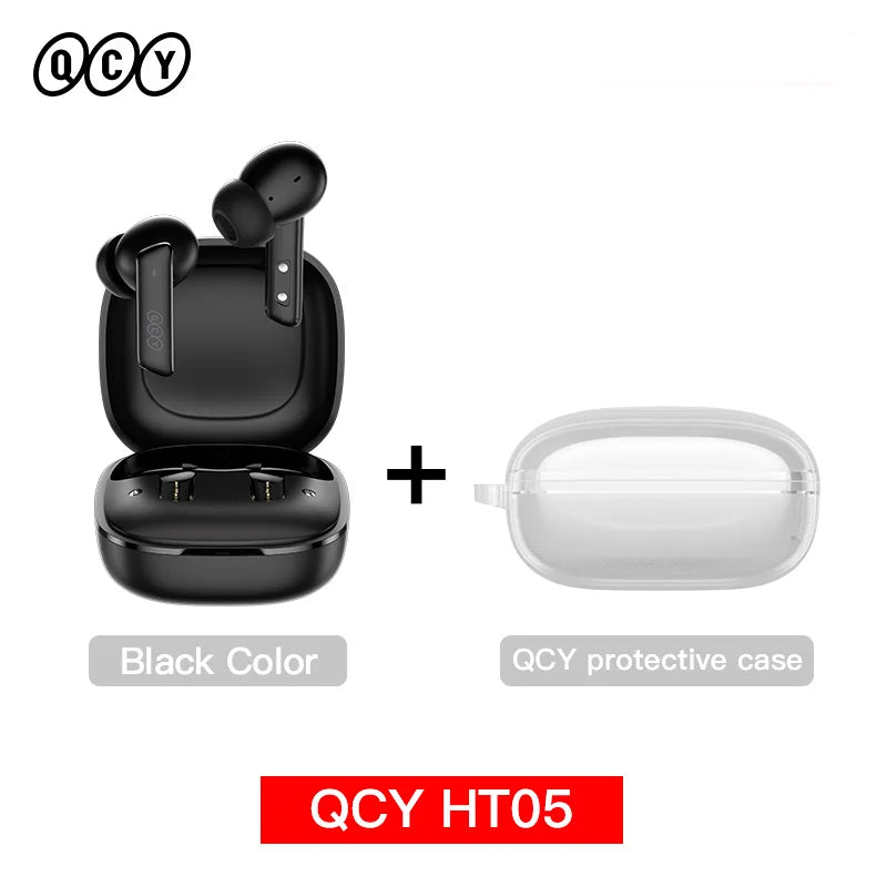 QCY HT05 ANC Wireless Bluetooth Earbuds 40dB Noise Cancelling
