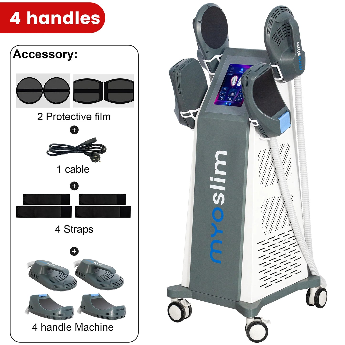 MYOSLIM RF High Intensity Vibration Pulse Electromagnetic Body Shaping Machine
