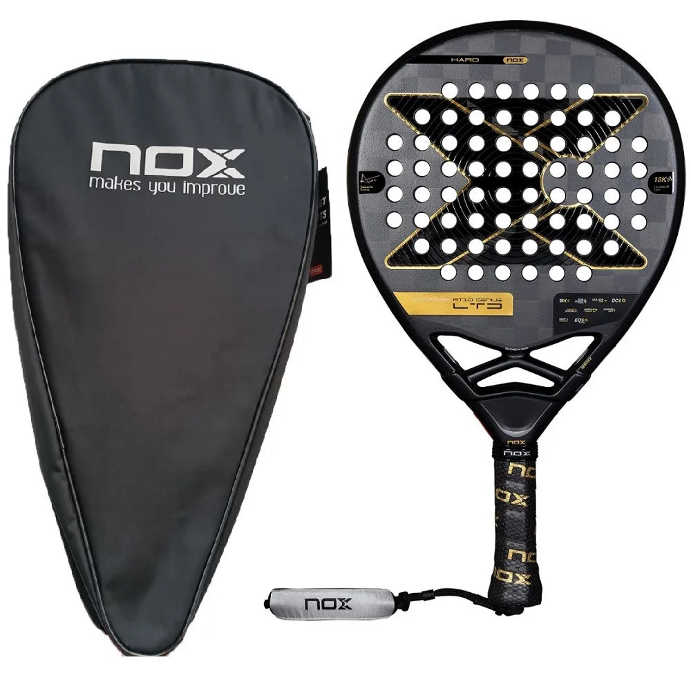 NOX Professional Padel Racket With Carbon Fiber And 3D Spin
