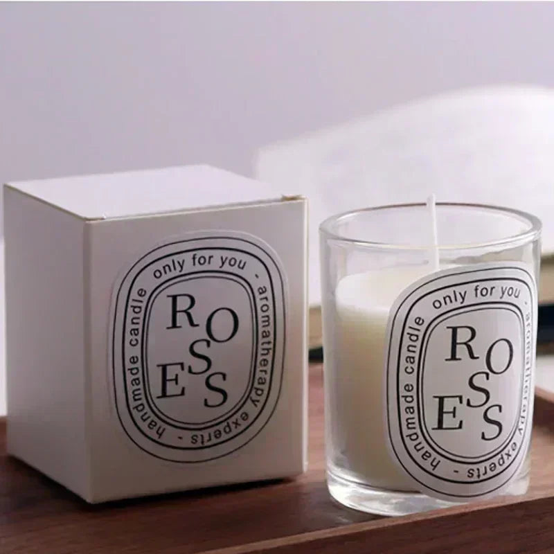 Romantic Transparent Scented Candle Jar For Weddings And Gifts