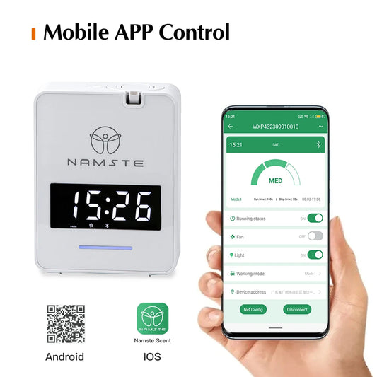 Namste Smart Aroma Diffuser Featuring Remote Control And Fan