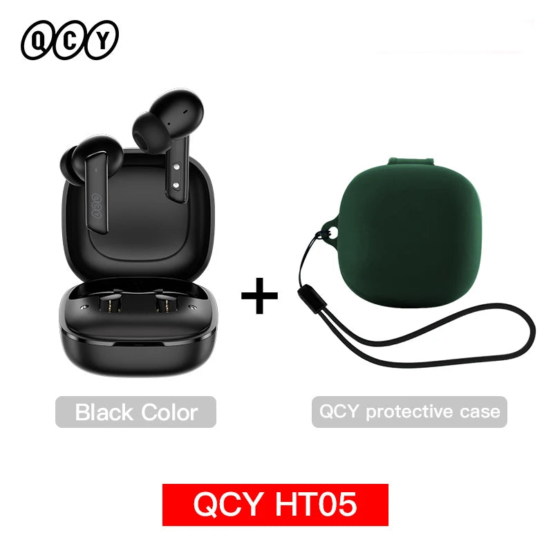 QCY HT05 ANC Wireless Bluetooth Earbuds 40dB Noise Cancelling