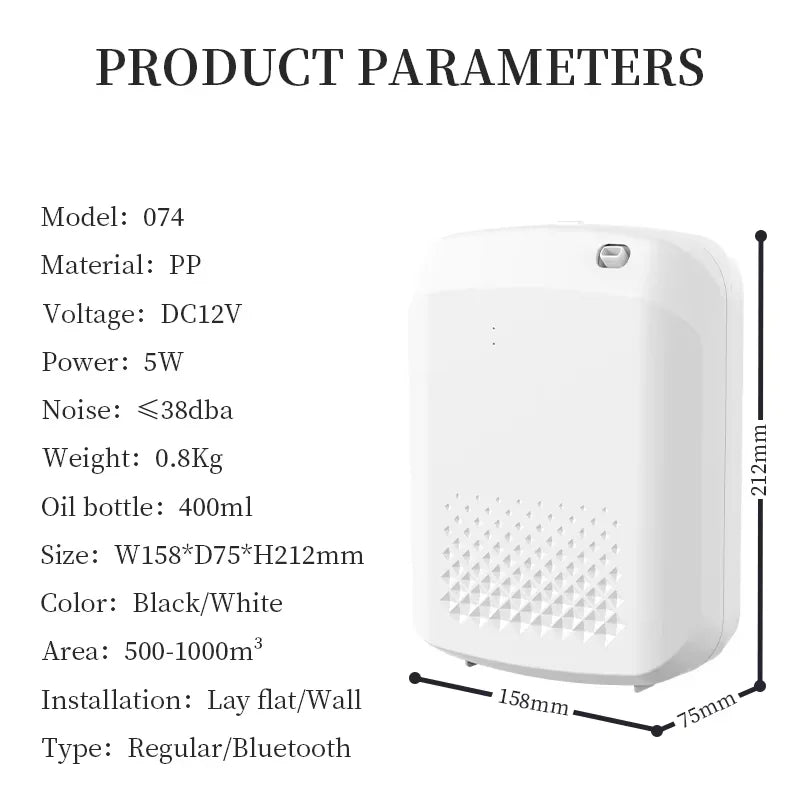 NAMSTE Aroma Diffuser 400ml With Bluetooth Control For Home