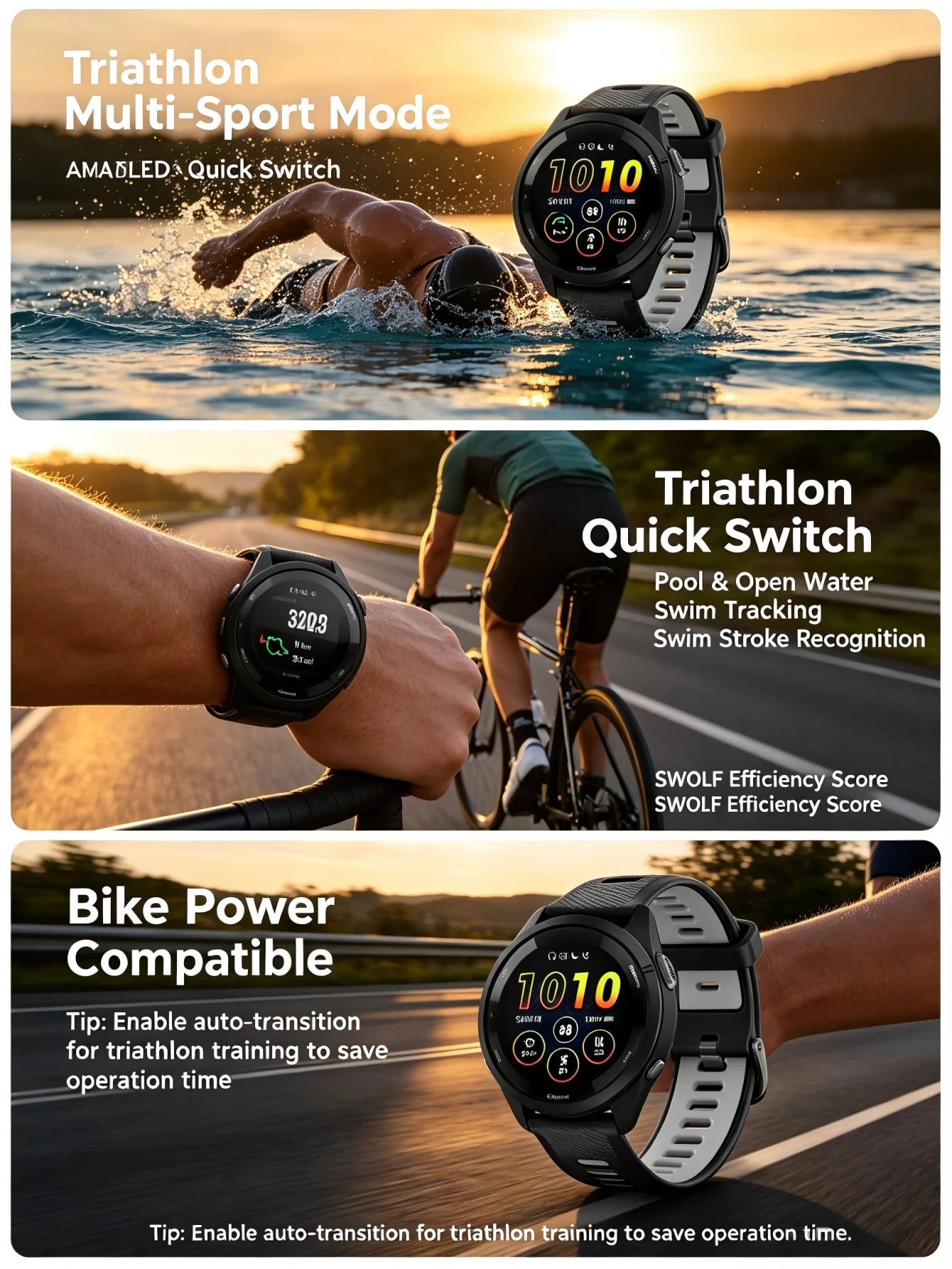 Garmin Forerunner 265 GPS Running Smartwatch With Multi Band Heart Rate