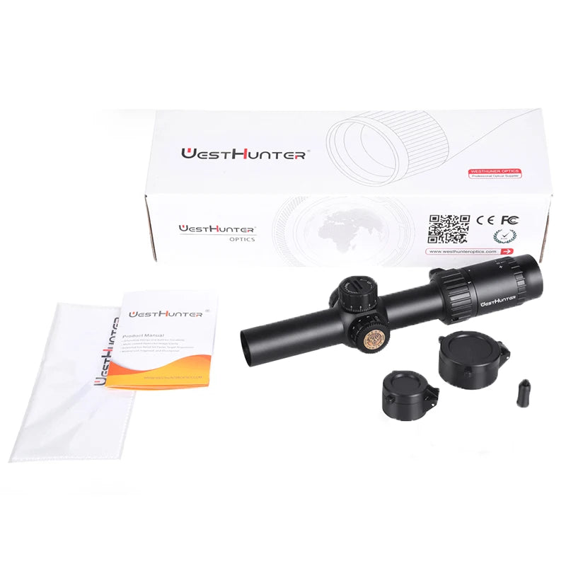 WestHunter HD 1-6X24 IR LPVO Riflescope With Green Red Illumination