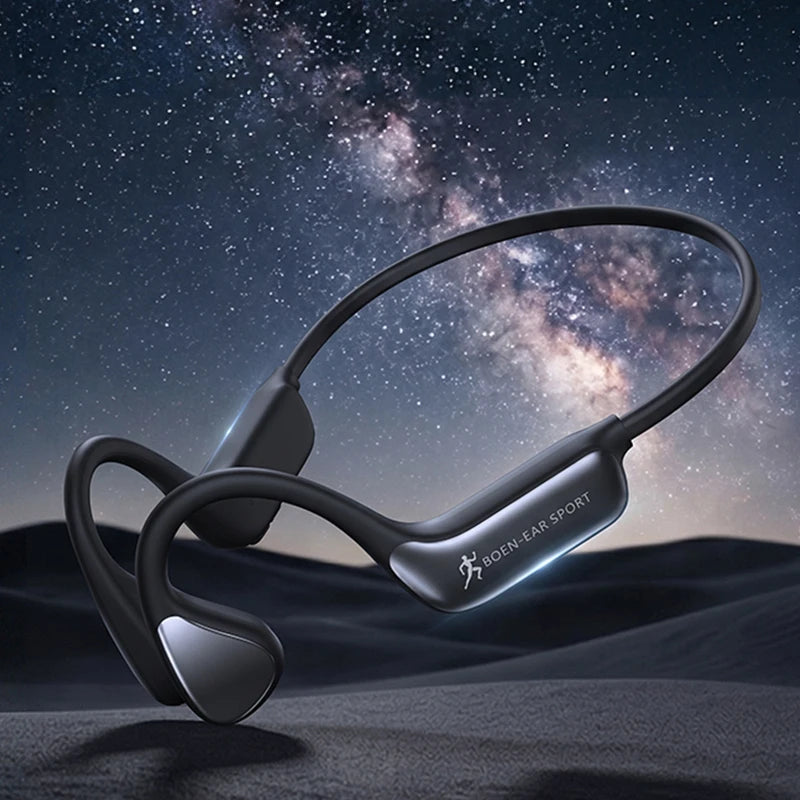 Bone Conduction Wireless Bluetooth Headphones With Mic And Waterproof