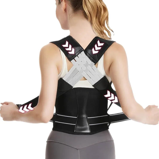 Shoulder Posture Corrector Belt With Adjustable Lumbar Support