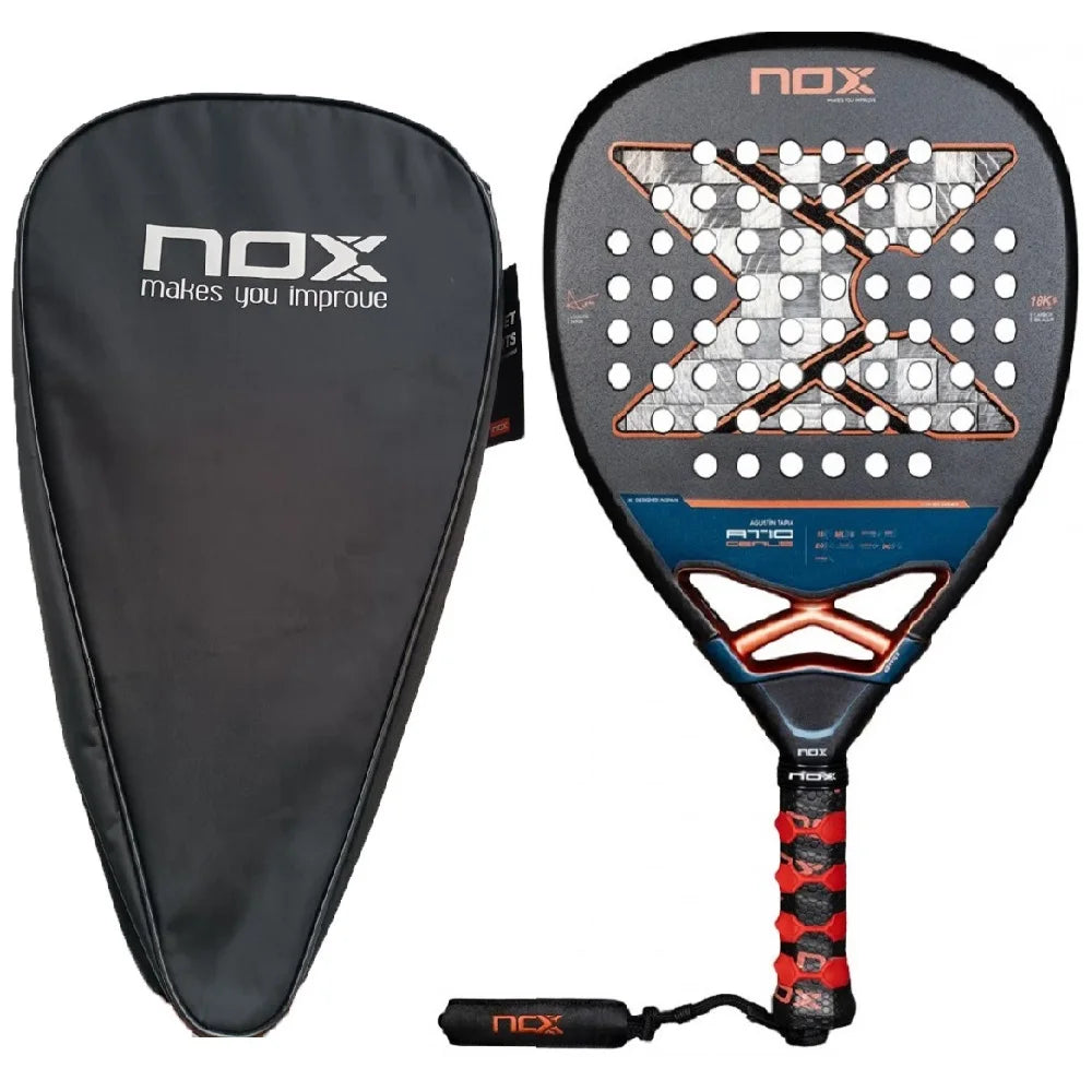 NOX Professional Padel Racket With Carbon Fiber And 3D Spin