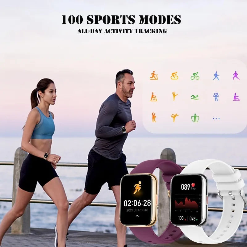INNOFOVO AI Voice Smart Watch for Women Android and iPhone