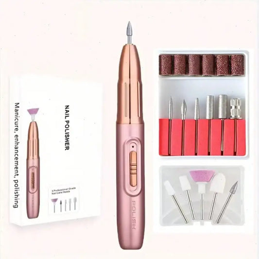 Cordless Rechargeable Electric Nail Drill With LED Display 32 Speeds