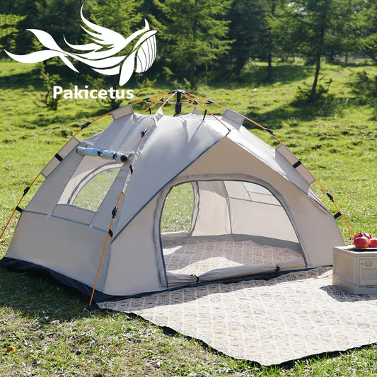 Pakicetus Auto Tent Quick 60Second Setup Sunshade For 3To4 People