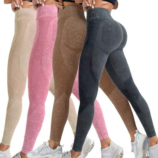 Women's High Waist Seamless Yoga Leggings Athletic Fitness
