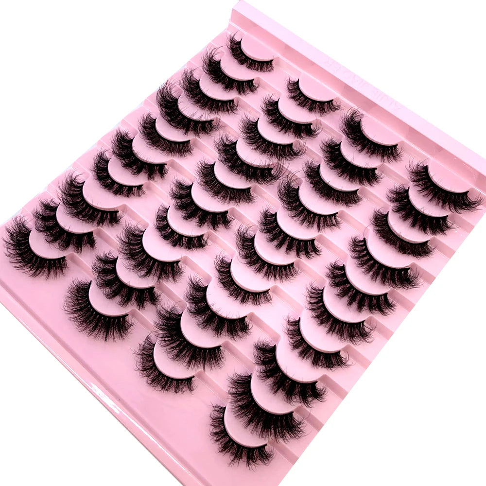 MKYDCG 5D Fluffy D Curl Eyelashes Thick Cat Eye 8D