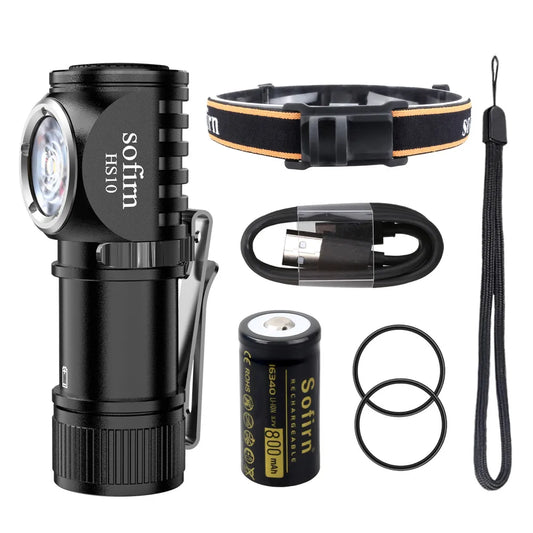 Sofirn HS10 USB Rechargeable Headlamp 1100 Lumens TIR Magnetic Tail