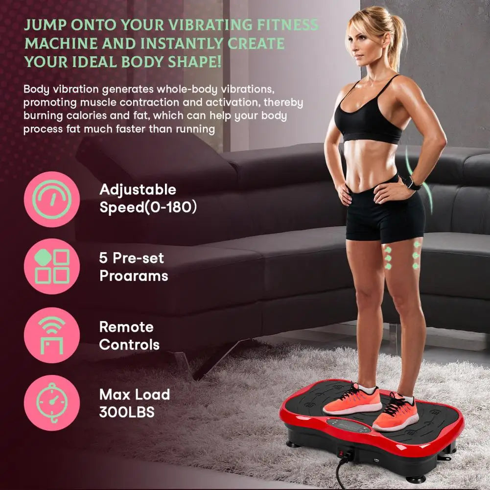Power Waver Vibration Plate Exercise Machine For Whole Body Fitness