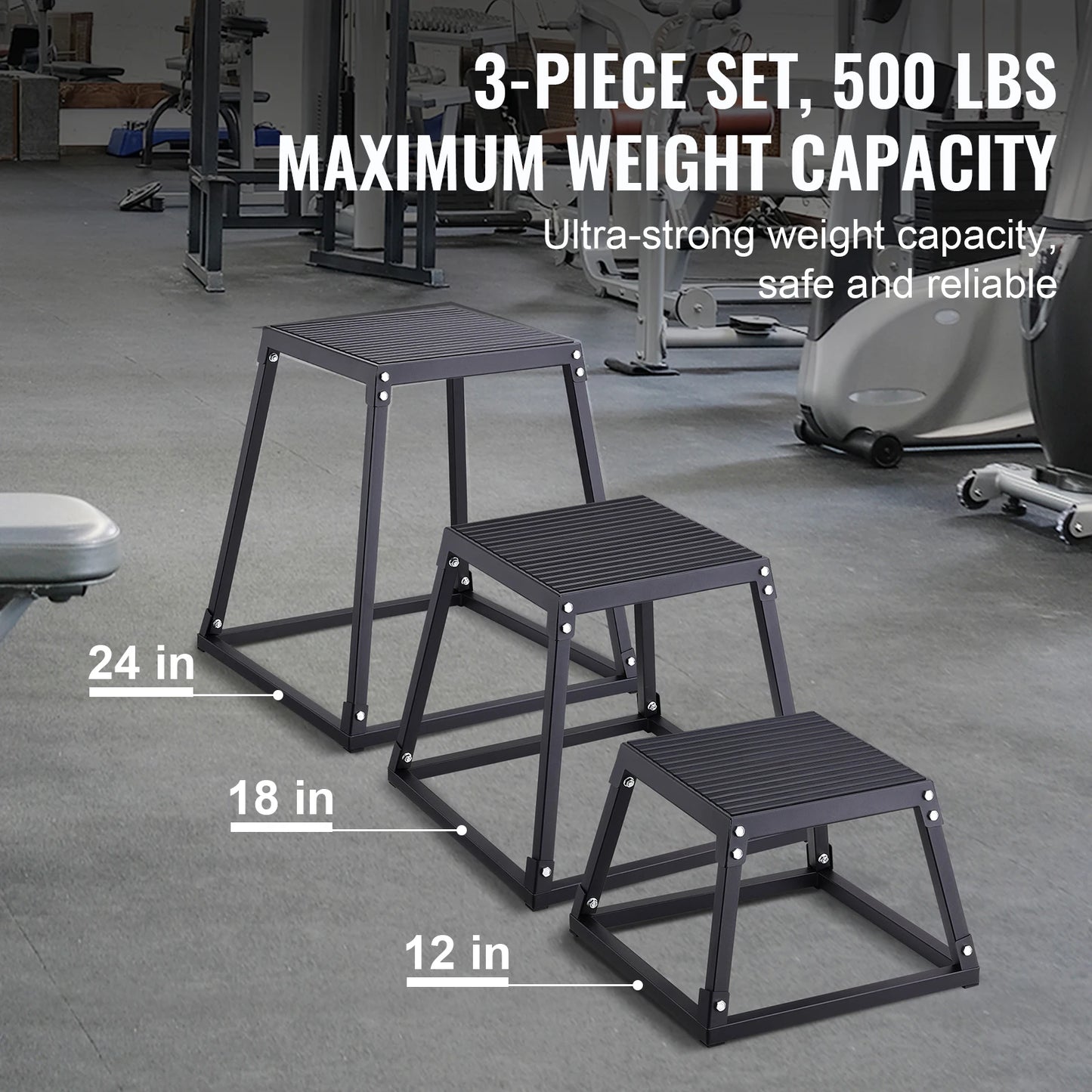 SucceBuy Plyometric Jump Box Set For Agility And Cardio Training