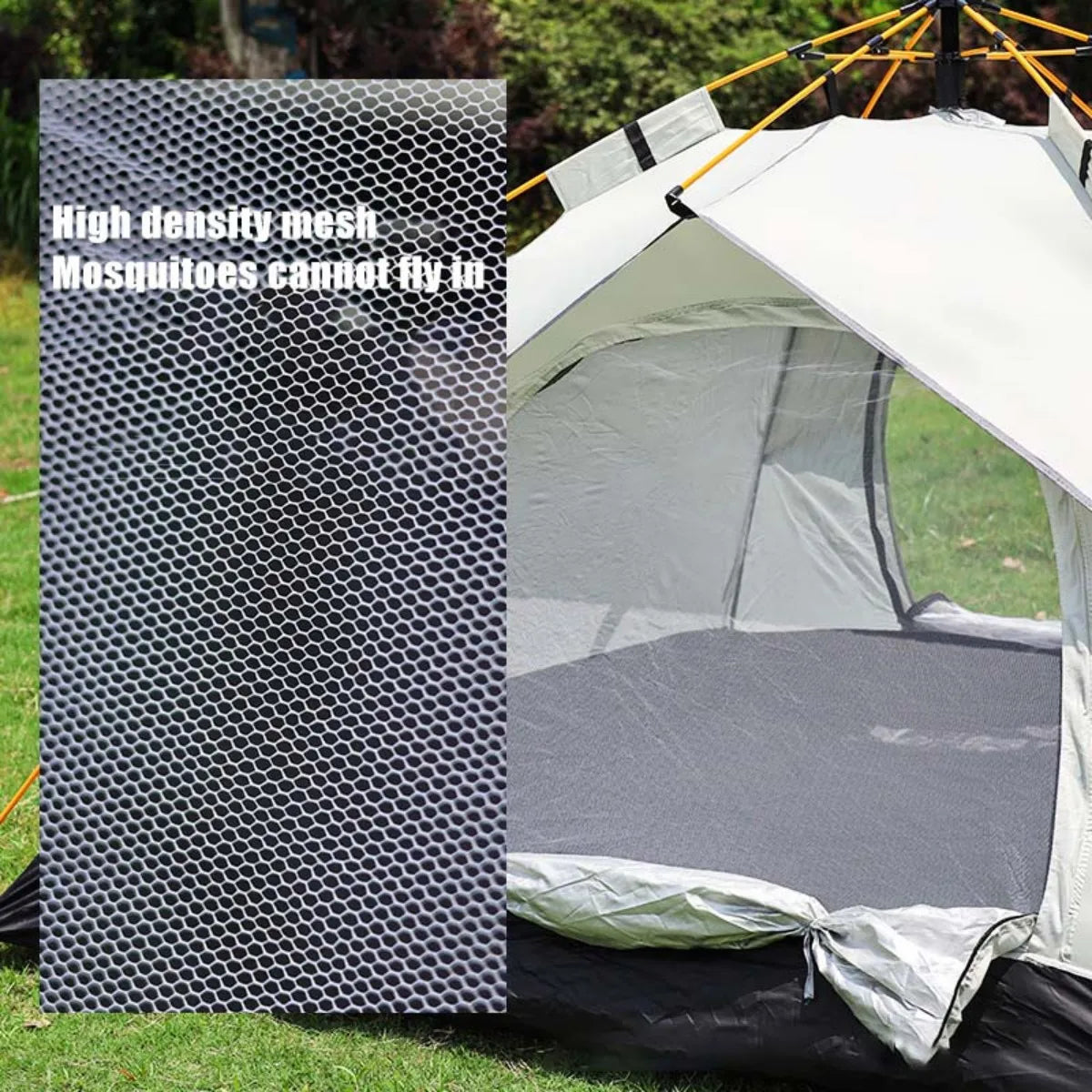 Pakicetus Auto Tent Quick 60Second Setup Sunshade For 3To4 People