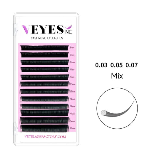 VEYES INC Cashmere Faux Mink Individual Volume Lashes Natural Look