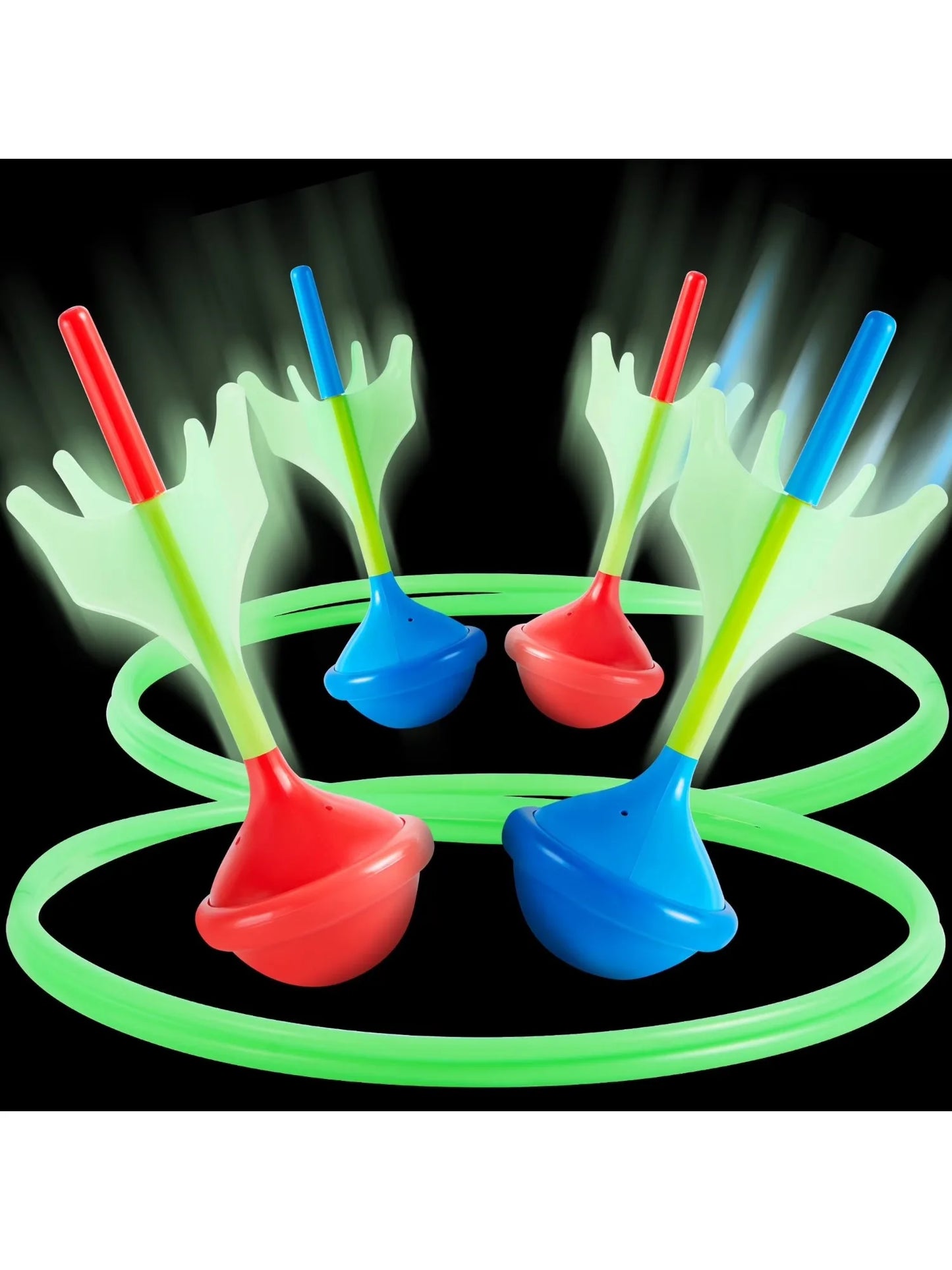 Joyfy Glow In The Dark Lawn Darts Set For Outdoor Fun