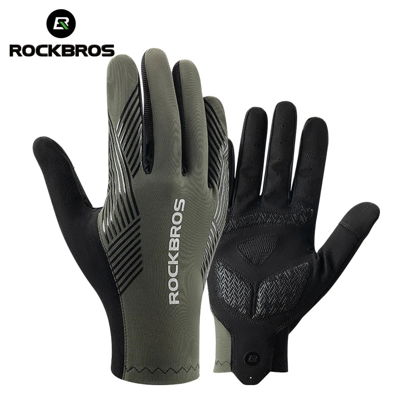 ROCKBROS Breathable Cycling Gloves for MTB Road Bike Touch Screen