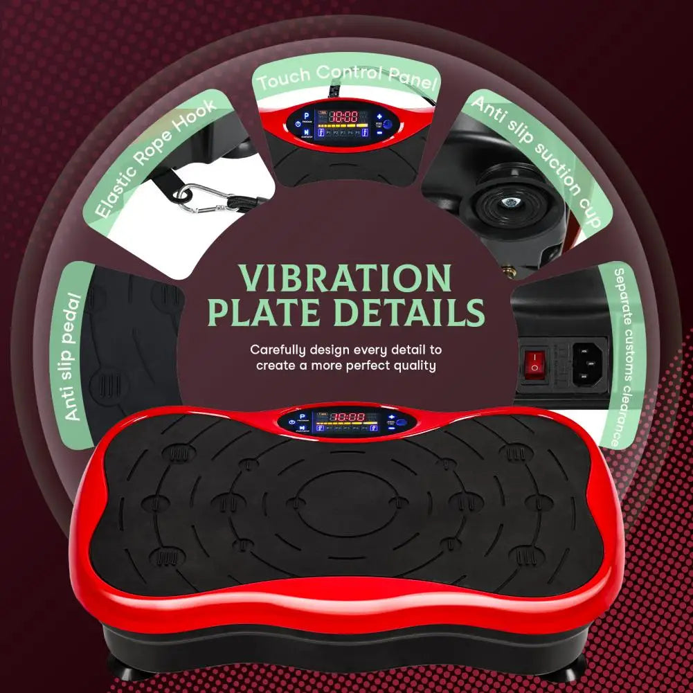Power Waver Vibration Plate Exercise Machine For Whole Body Fitness