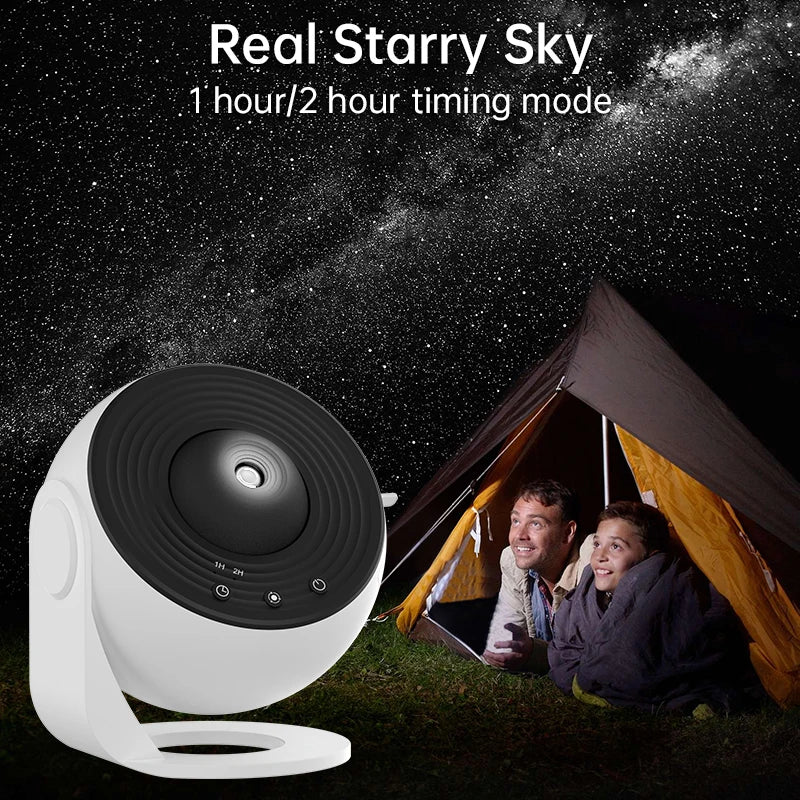 AUSYLE Galaxy Projector Night Light 360 Rotate Starry Sky Lamp For Kids