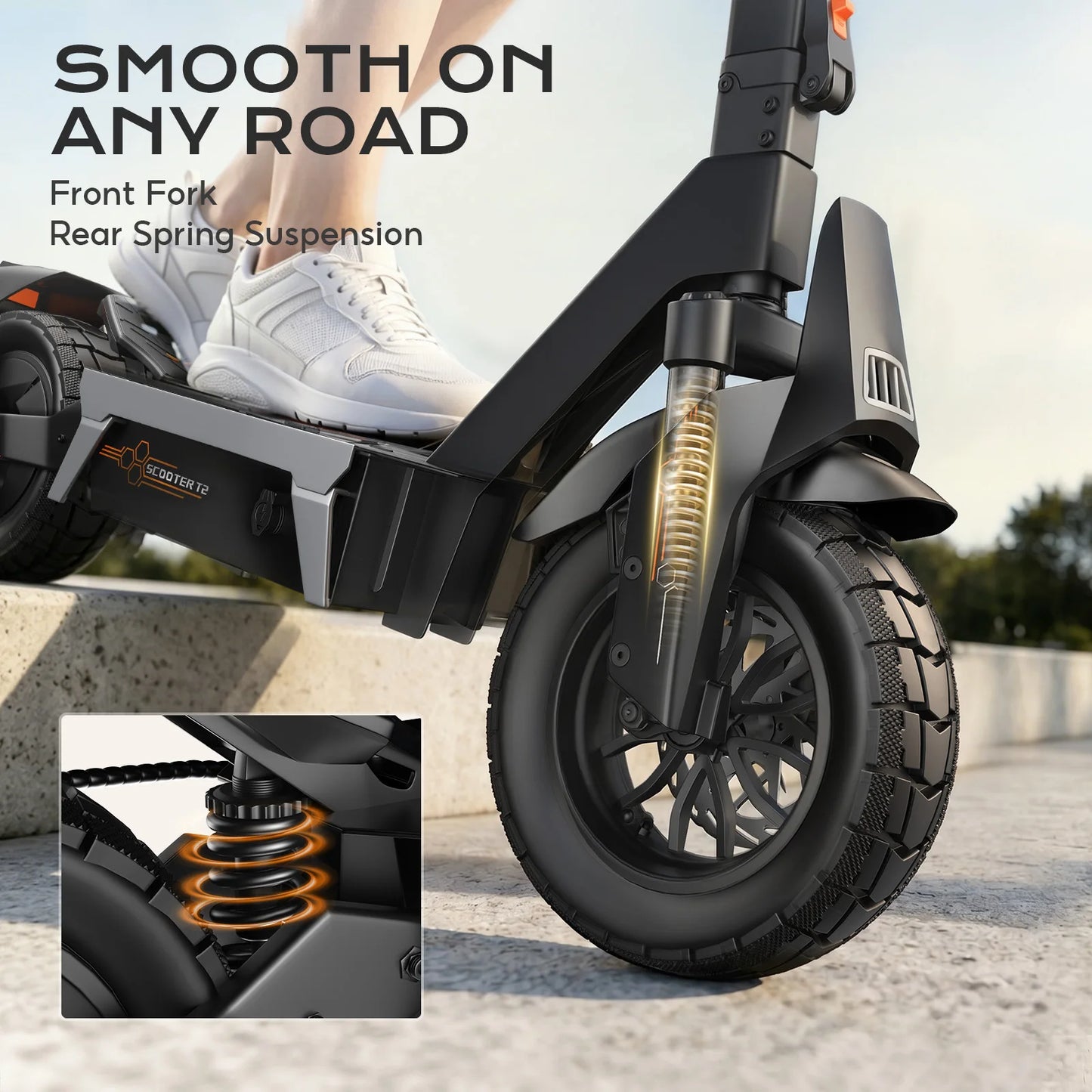 FENGQS ONECNA T2 1200W Dual Motor Foldable Electric Scooter
