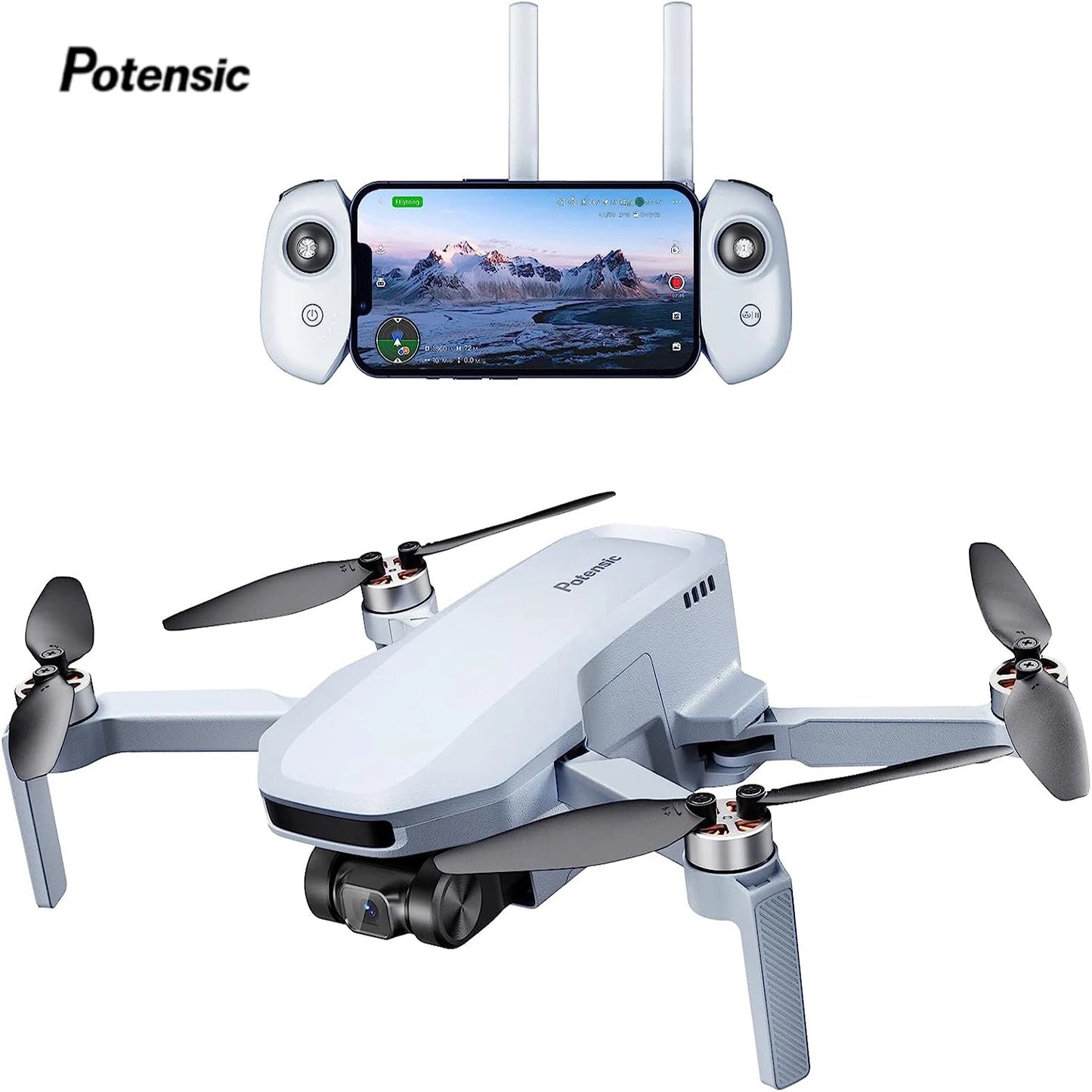 Potensic ATOM SE Drone GPS Auto Return 4K Camera Waypoint