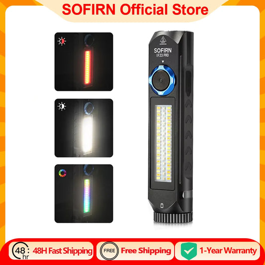 Sofirn IF23 Pro RGB LED Flashlight 5000lm USB C Rechargeable