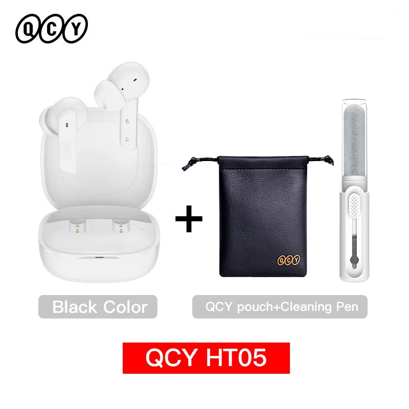 QCY HT05 ANC Wireless Bluetooth Earbuds 40dB Noise Cancelling