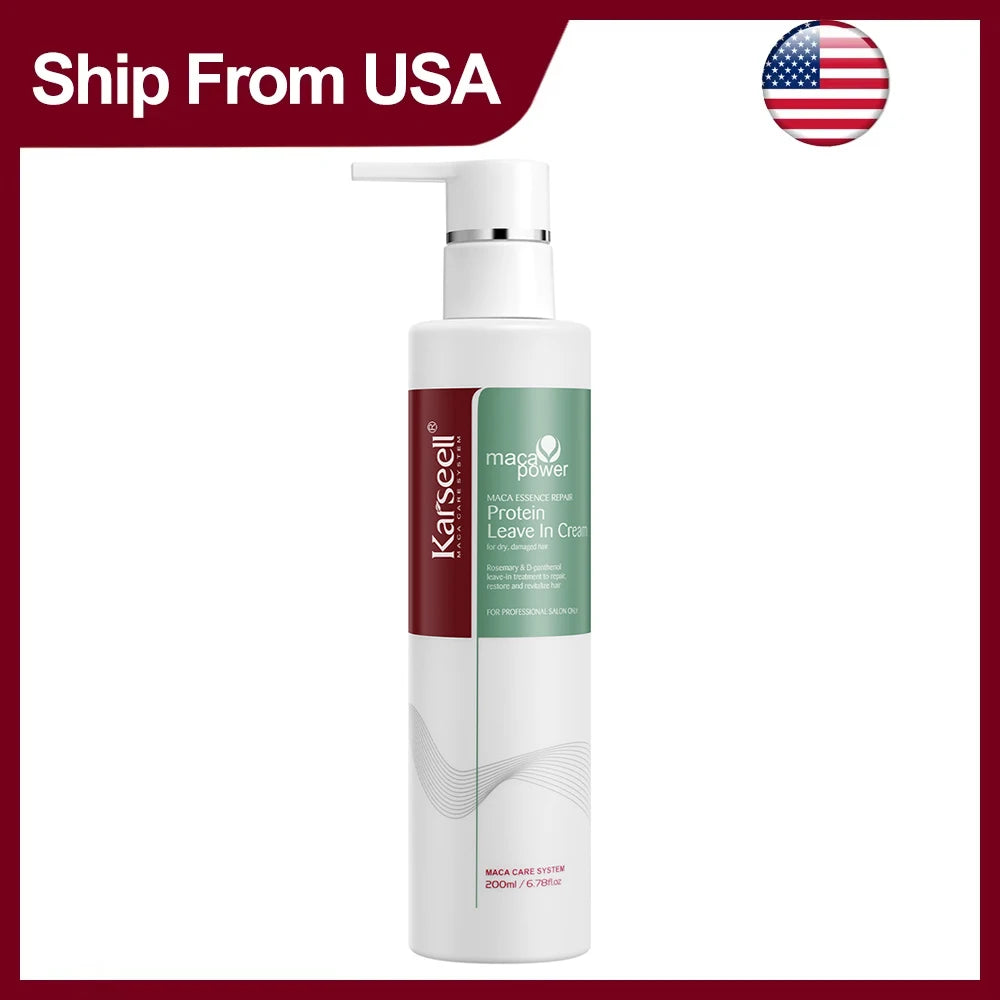 Karseell Protein Leave In Cream Repair Conditioner For All Hair Types