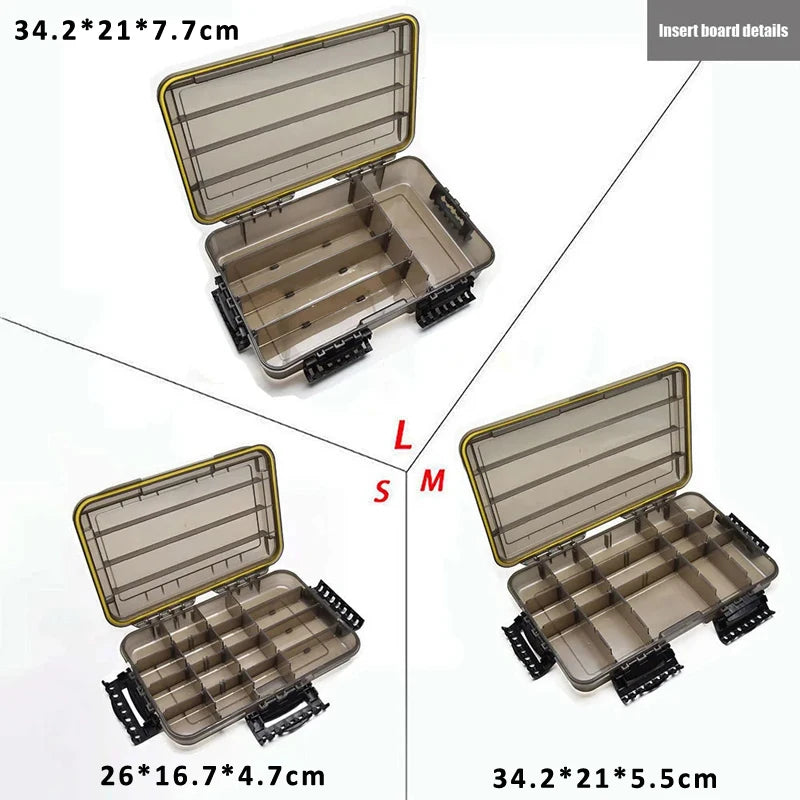 Large Capacity Waterproof Fishing Tackle Box For Fishing Accessories