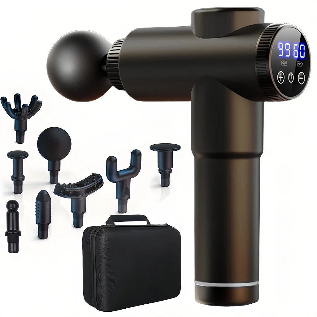Massage Gun LCD Touch Screen Muscle Pain Relief And Recovery