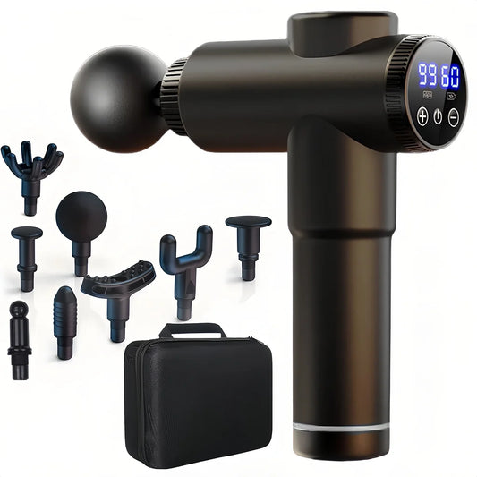 Massage Gun LCD Touch Screen Muscle Pain Relief And Recovery