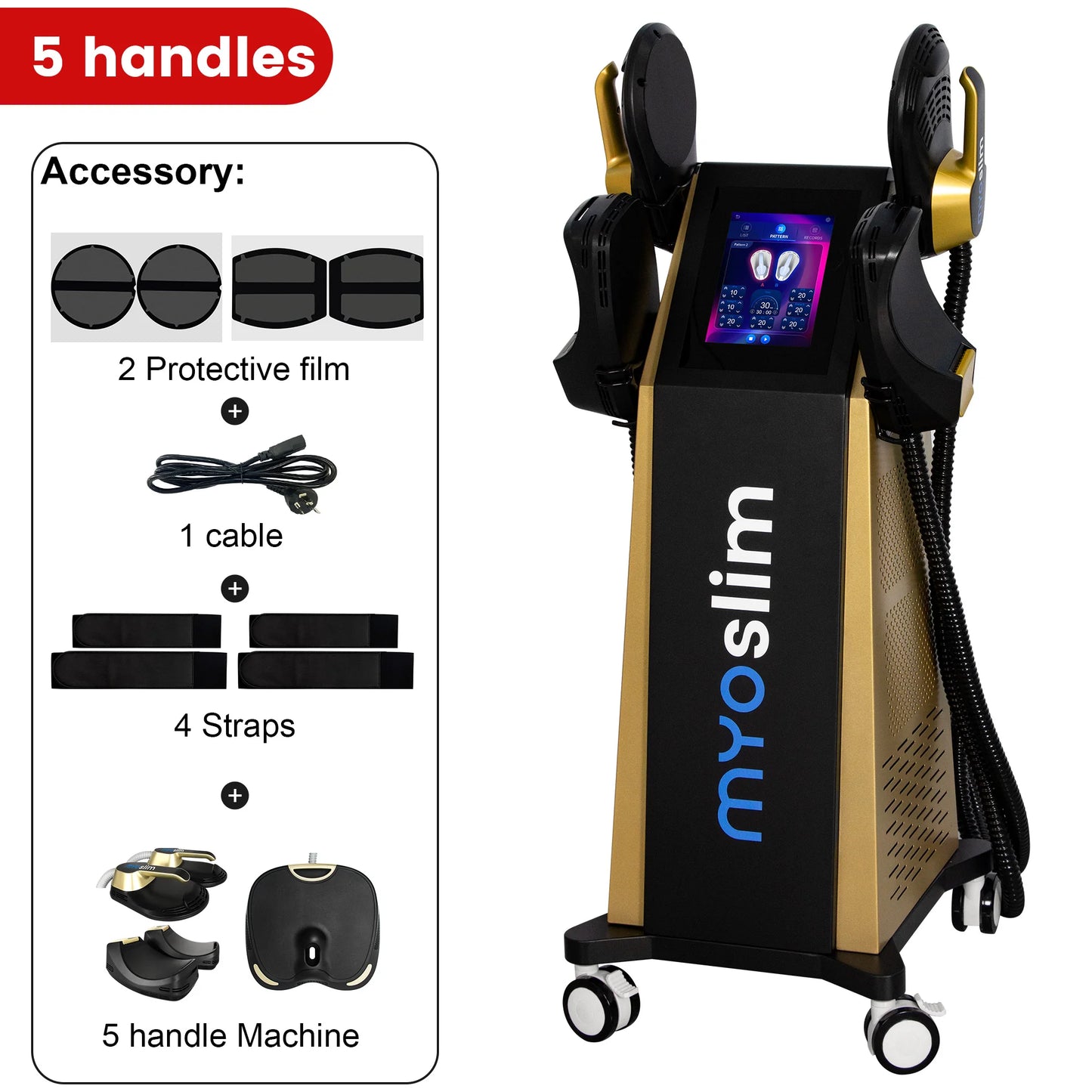 MYOSLIM RF High Intensity Vibration Pulse Electromagnetic Body Shaping Machine