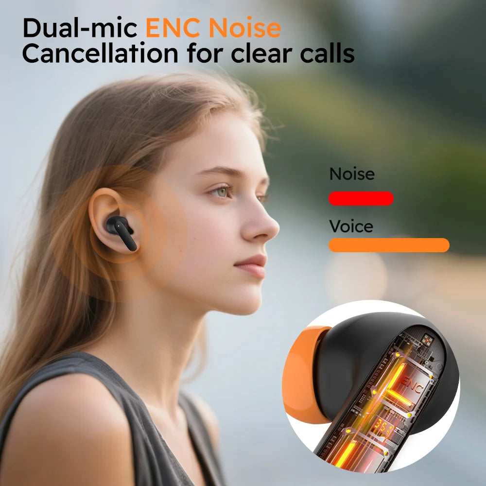 Firsting TWS Wireless Earbuds BT 5.4 Low Latency Game Mode