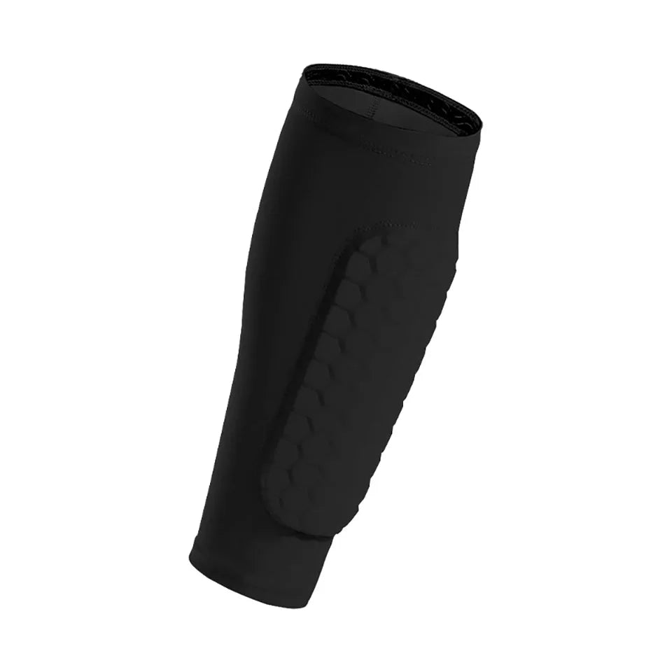 Football Shin Guard Sleeves With Foam Calf Compression Pads For Soccer