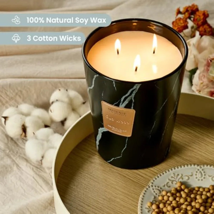 Three-Wick Scented Jar Candle For Home Decoration Everyday Gift Idea