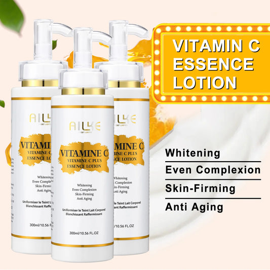 AILKE Vitamin C Brightening Body Lotion Anti Wrinkle Hyaluronic Acid