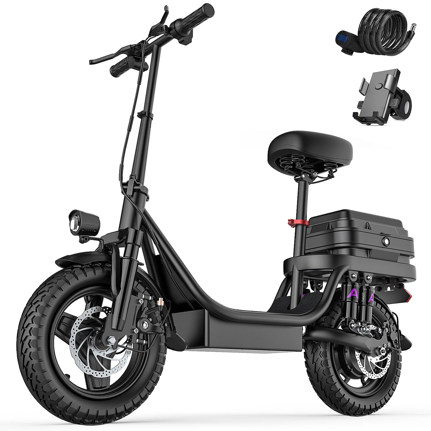 UPlee GQ8 Electric Folding Bike For Adults 250W 48V Battery