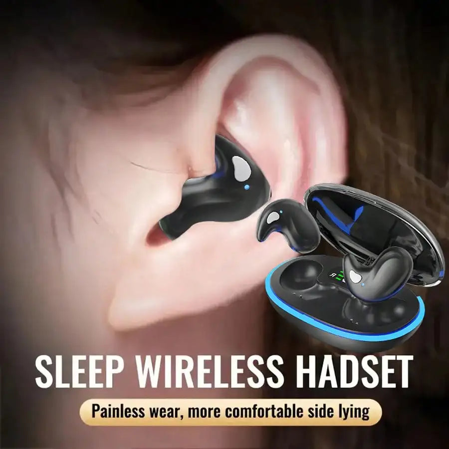 VIKEFON 5.3 Bluetooth Bone Conduction Sleep Headphones With Touch Control