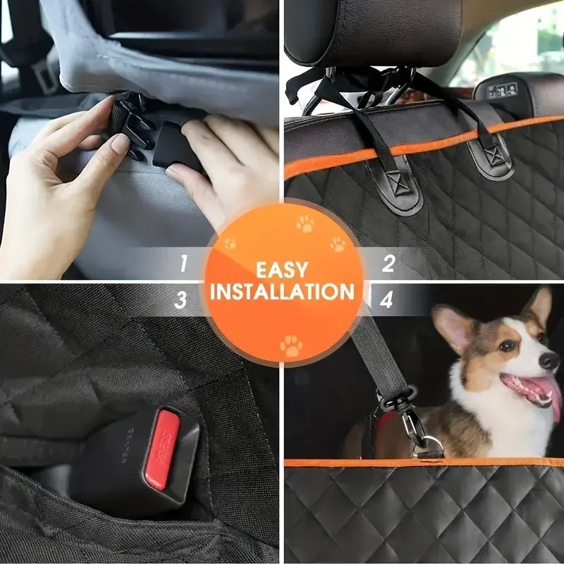 Dog Car Seat Cover For Pets Waterproof Hammock Nonslip Durable All Vehicles